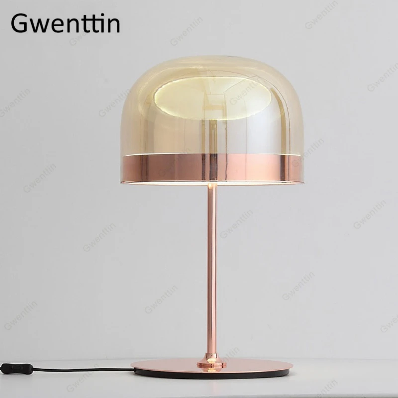 Lâmpada de Mesa Luz para Quarto Luxo Moderno Cogumelo Cama Lâmpada Cabeceira Led Luminárias Luminária Nordic Casa Deco pé 11 Luminárias de mesa