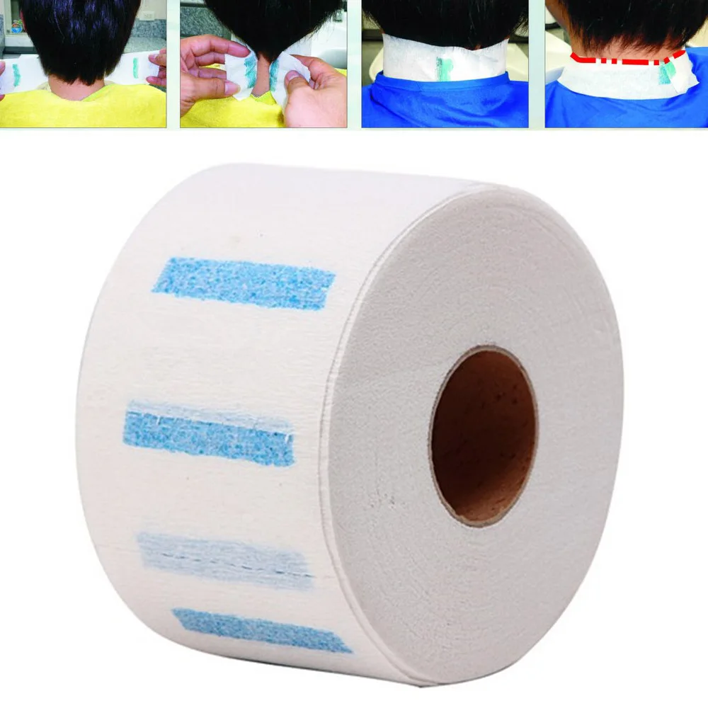 

Neck Ruffle Roll Paper Professional Hair Cutting Salon Disposable Hairdressing Collar Accessory Keep Clean Necks Covering