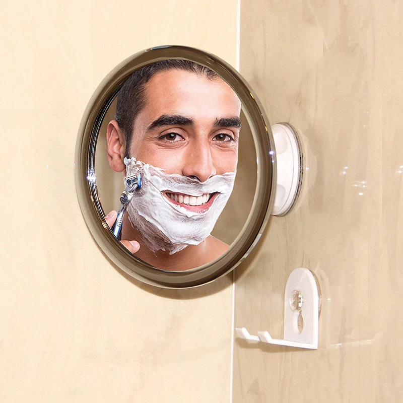 New 360 Degrees Rotation Fogless Suction Cup Shower Shave Make Up Fog Free Mirror