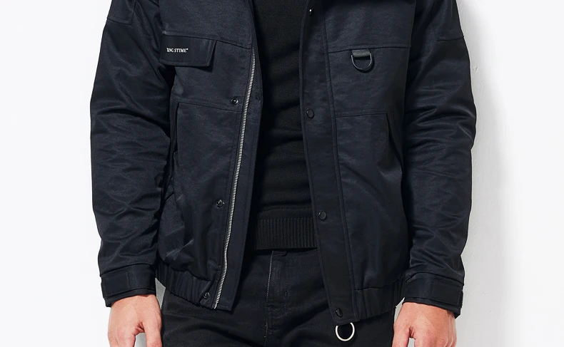 BOSIBIO Новинка весна осень мужские куртки с капюшоном мужские однотонные повседневные пальто на молнии высокое качество jaqueta masculina 181251