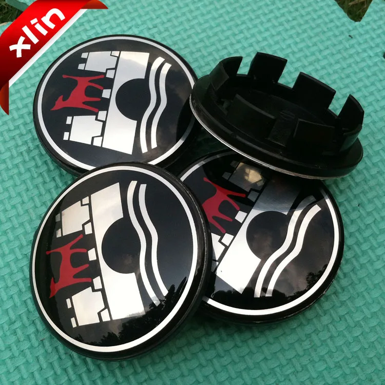 4pcs/lot 65mm VW Wolfsburg car emblem Wheel Center Hub Caps Wheel Dust
