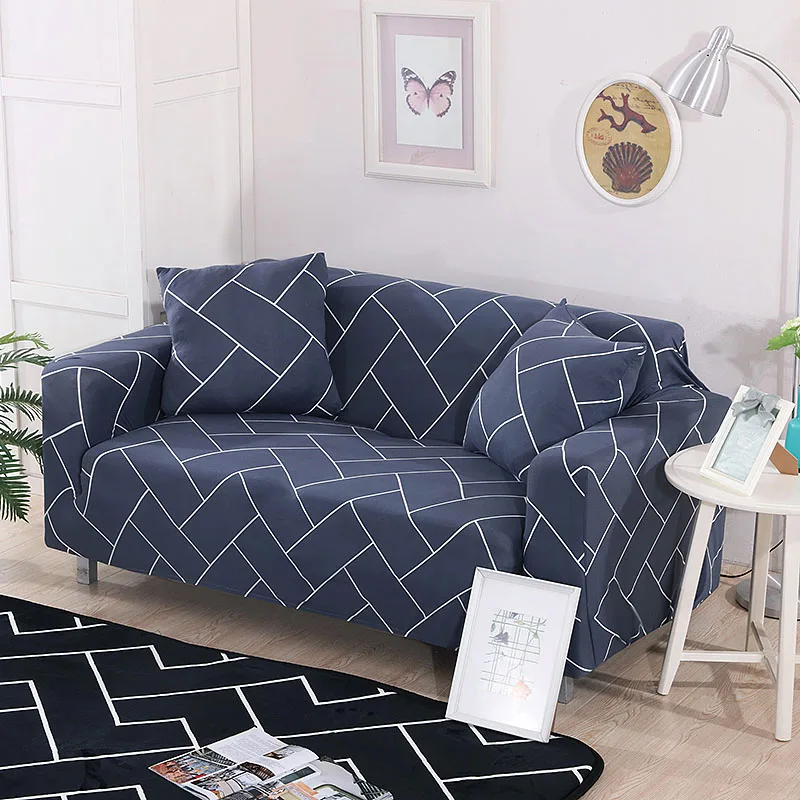 Чехол для дивана, растягивающийся чехол для дивана, хлопок, эластичный угловой чехол для дивана, все включено, l-образный чехол для дивана, чехлы для дивана, для гостиной - Цвет: Color 9