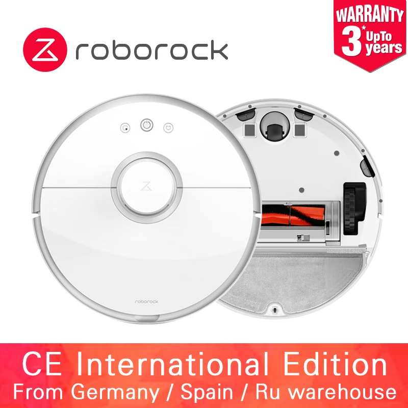 

Roborock S50 S51 Xiaomi MI Robot Vacuum Cleaner 2 for Home Automatic Sweeping Dust Sterilize APP Smart Planned Washing Mopping