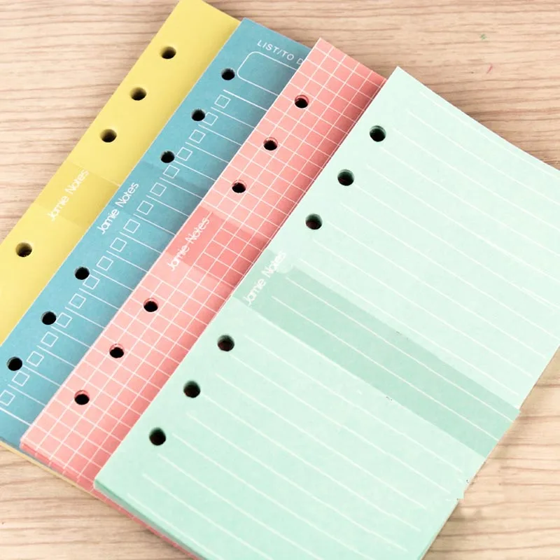 Buy Cute Notebook Papers A5&A6 Diary Color Inner Core