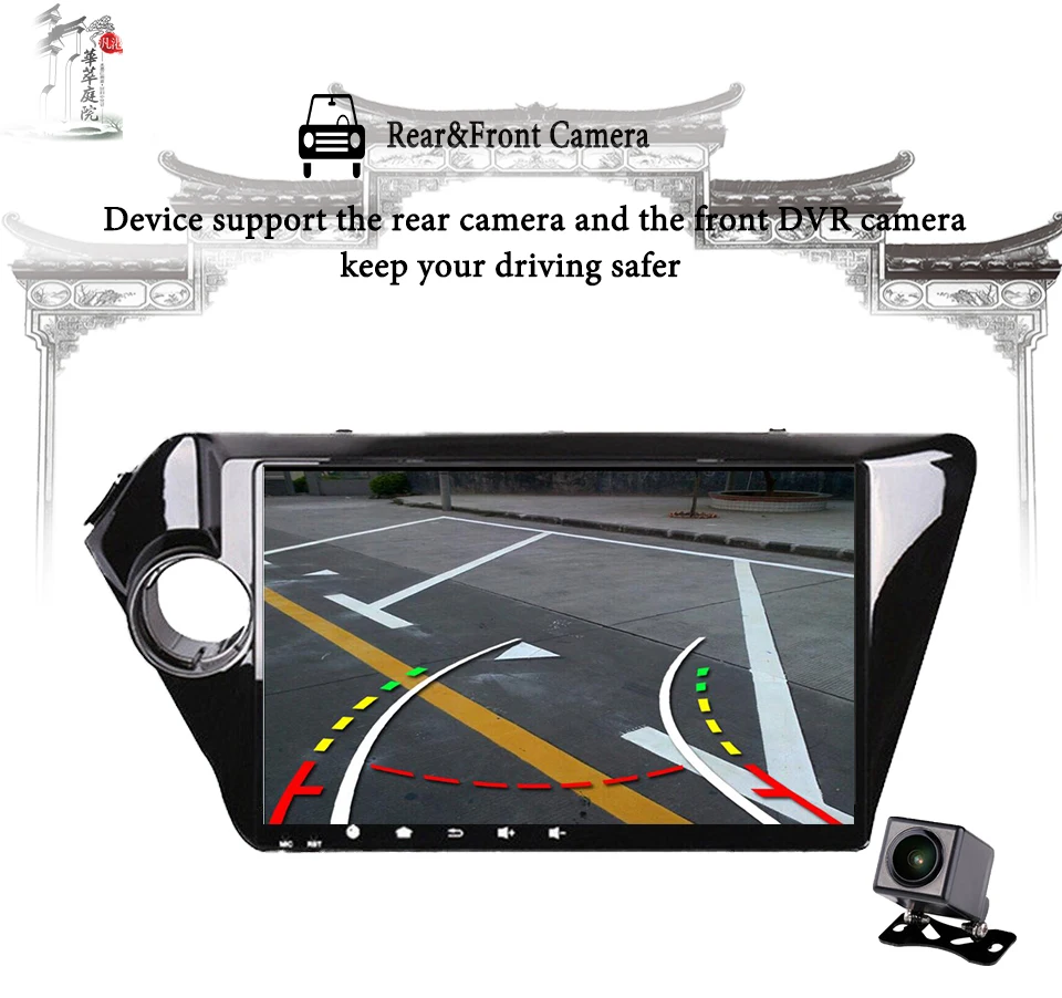 Top 4G RAM 9 inch Octa core Android 9.0 Car dvd gps for Kia k2 RIO 2010 2011 2012 2013 2014 2015 radio video player 4+64G Multimedia 5