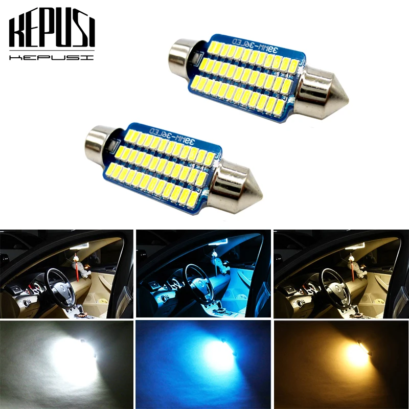 

C5w c10w 31/36/39/42mm Car Led Light festoon Lamp 12V Interior Dome Reading Bulb For honda accord civic2008 jazz city fit
