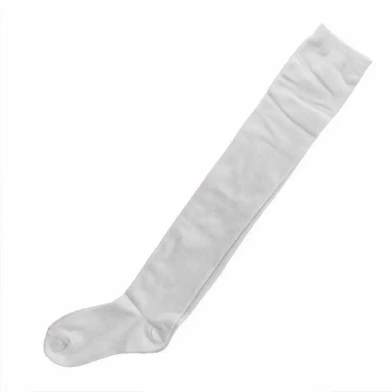 1Pair Sexy Cotton Over The Knee Socks Thigh High Stocking Thinner Black Grey White  Warm Long Stocking Drop Shipping ankle socks women