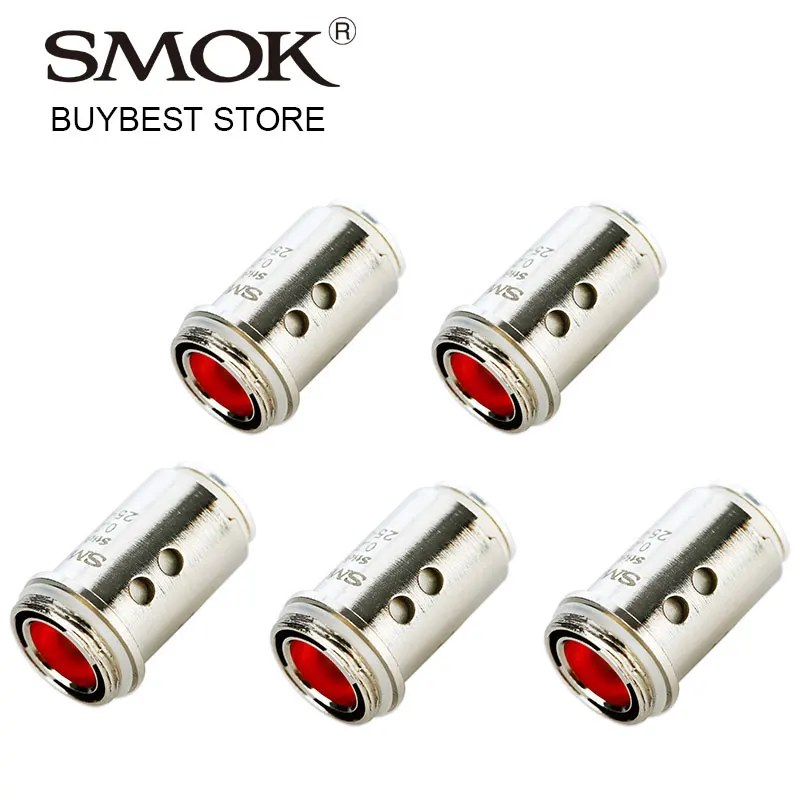 Сменная катушка SMOK Stick AIO Core 5 шт. 0 23 Ом/0 6 Ом для вейпа набор с объемными облаками и