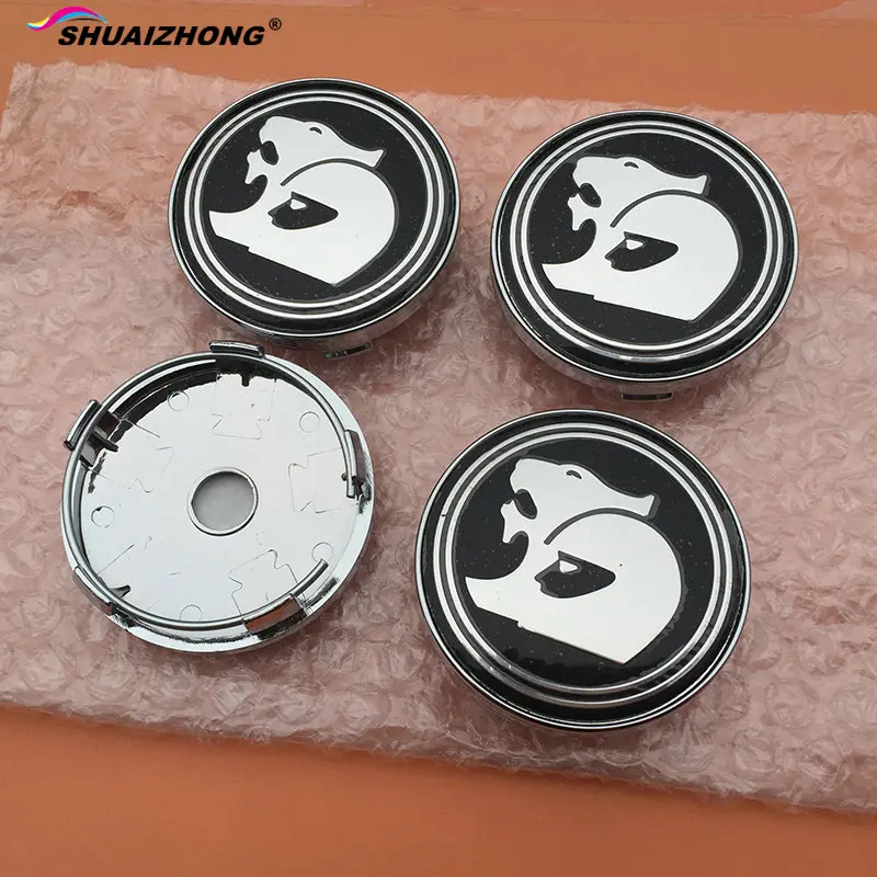 

SHUAIZHONG 200pcs 60mm HSV logo car emblem Wheel Center Hub Cap Rim badge decoration covers styling