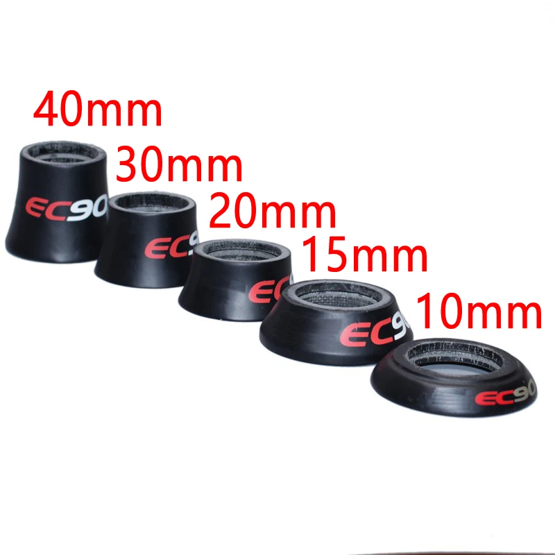 

EC90 carbon fiber road bicycle headset carbon mtb bike parts bicycle fork bowl in September conical taper washer 1 1/8