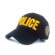 Высококачественные бейсбольные кепки для полиции черные кепки для женщин и мужчин Солнцезащитные бейсболка женские летние кепки для папы мужские кепки gorras