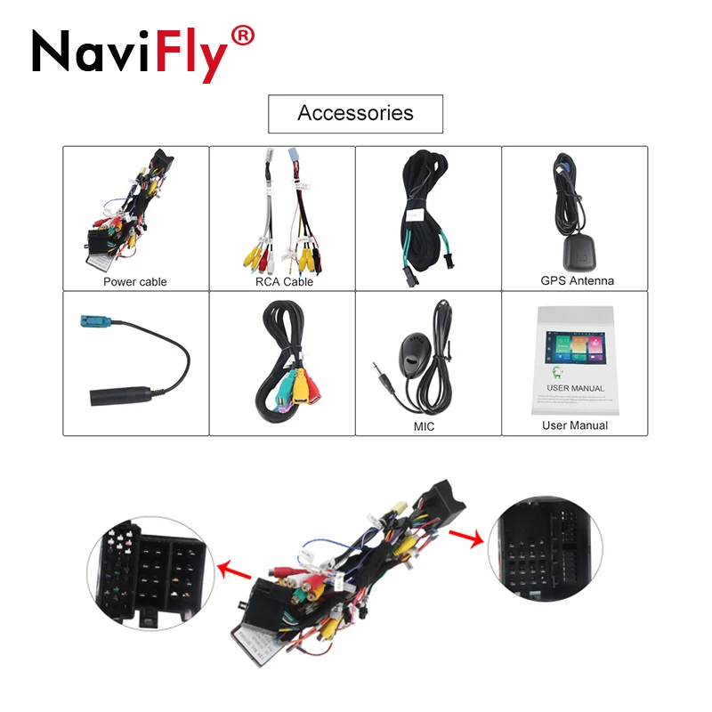 Clearance NaviFly Car multimedia Player for Mercedes/Benz/Sprinter/B200/B-class/W245/B170/W209/W169/Vito Android 8.0 4GB RAM 32GB ROM 4