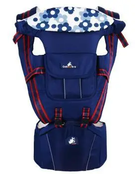 Многофункциональный эргономичный рюкзак-кенгуру для переноски детей, всесезонный детский слинг-кенгуру, рюкзак для ухода за новорожденными - Цвет: Style 1 dark blue