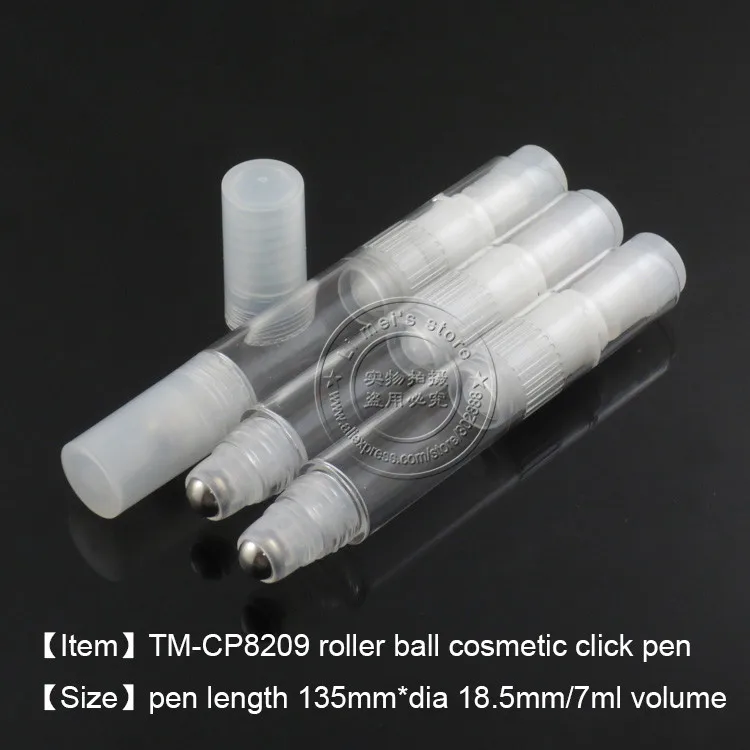 TM CP8209C click pen cosmetic concealer bottle with steel roller