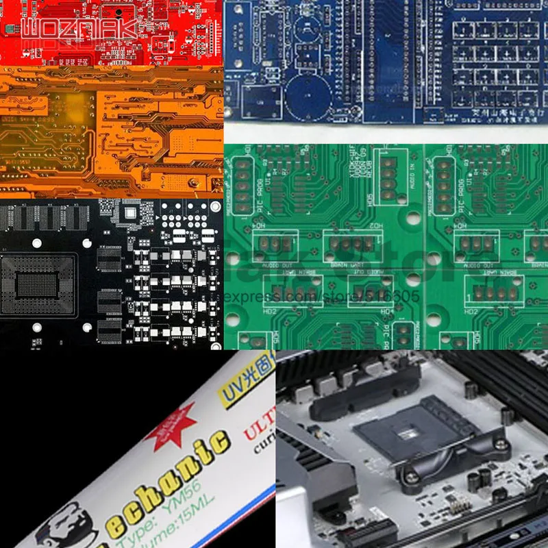 Механик YM56 точечное зеленое масло УФ-светильник отверждения чернил PCB BGA печатная плата Специальные чернила отверждения УФ-излечимый припой сопротивление масла