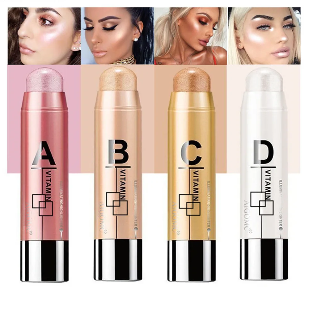 Women Highlight Contour Stick Beauty Makeup Face Powder Cream Shimmer Concealer professional corrective maquiagem Newest Women Highlight Contour Stick Beauty Makeup Face Powder Cream Shimmer Concealer professional corrective maquiagem Newest