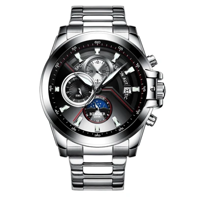 Швейцарские BINGER часы мужские роскошные Брендовые мужские часы сапфировые светящиеся часы мужские водонепроницаемые автоматические механические часы B1189-4 - Цвет: Item 2