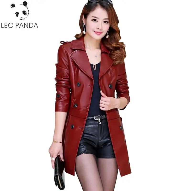 

Plus size 5XL Coat 2019 Spring Women Faux Leather Ladies Boutique Leather Jacket Thick Autumn PU Jacket Warm Slim Winter Coats