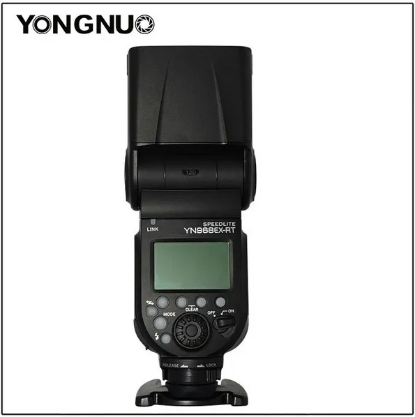 Светодиодная лампа для видеосъемки YONGNUO YN968EX-RT ttl Беспроводной Вспышка Speedlite с светодиодный свет совместим с YN-E3-RT \ YN600EX-RT для Canon 600EX-RT \ ST-E3-RT