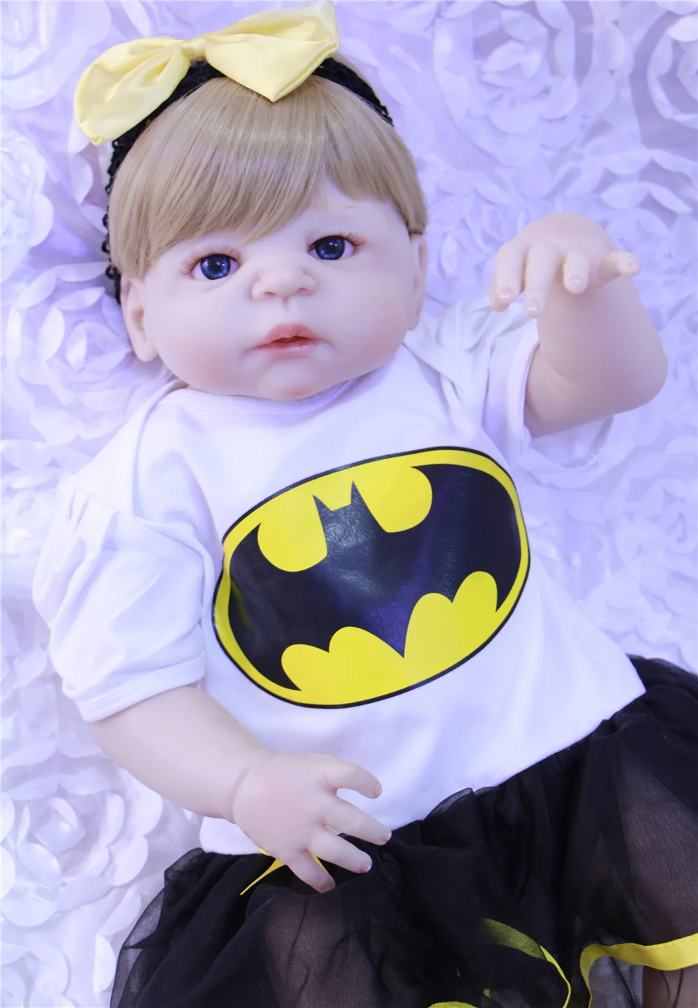 full Silicone Vinyl Reborn Baby Dolls 55cm For Girls non-toxic Bebe Reborn Doll Girls Accompany Toy children best Birthday Gift