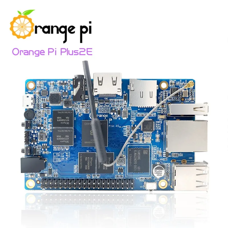 Orange Pi Plus 2e H3 4 ядра 2 Гб Оперативная память 4K с открытым исходным кодом макетная плата