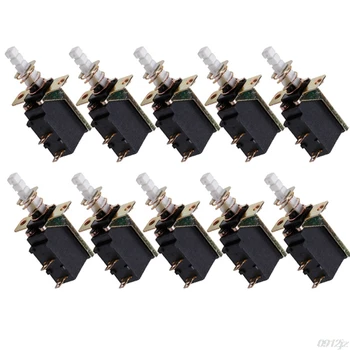 

10Pcs/Set AC 250V 2A/8A Latching SPST Push Button Power 2Pin Switch SW-3 Switches New Drop ship