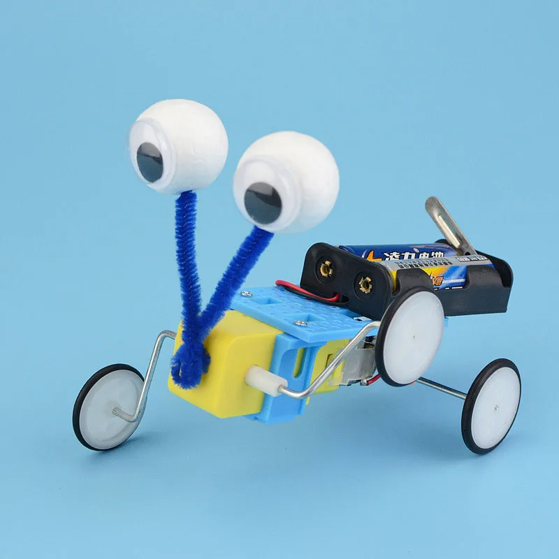  Diy Reptile Robot Animal Technological Invention Creative Electric Toy Handmade Assemble Toys Educa - 32992474675
