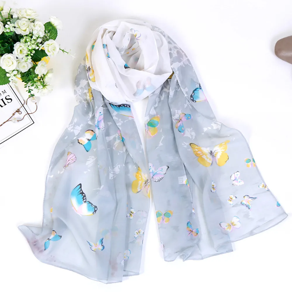 Весна осень зима женский шарф шелковые шарфы шали и палантины дамские ...