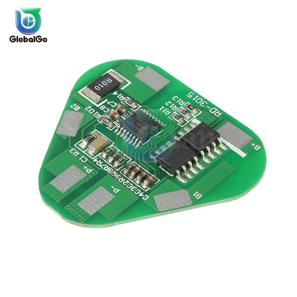 

3S 4A Li-ion Li-Po Lithium Polymer Battery Protection Board 3 Cell PCB Module Short Circuit Overcharge Protection