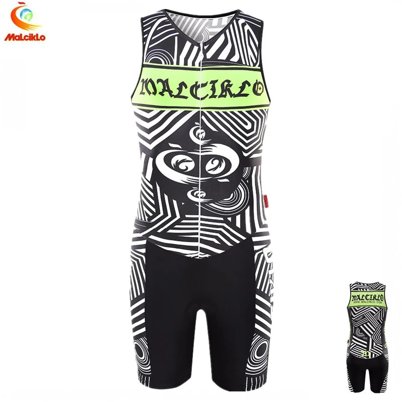 

Malciklo Sleeveless Mens Cycling Jersey 2018 Bicycle Cycling Clothing MTB Bike Maillot Ropa Ciclismo Triathlon Skinsuit