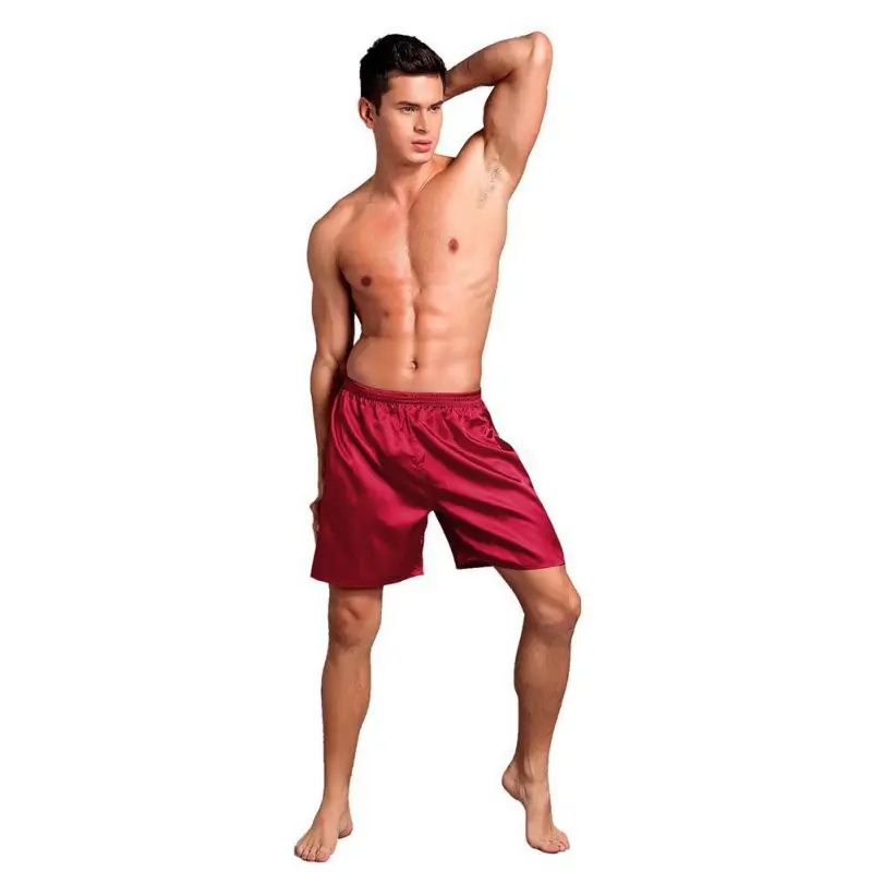 Мужские летние шорты для женщин пижамы мужской повседневное шорты свободного кроя мягкие однотонные Цвет сна низ L, XL 2XL