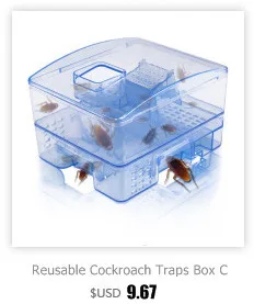 Новая ловушка для тараканов, обновленная безопасная эффективная защита от тараканов, Отпугиватель многоразового использования, не загрязняет воздух, Дом Офис Кухня