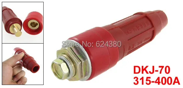 

Quick Fitting European Euro Style Cable Connector Plug Socket DKJE 315-400A 50-70mm2 Welding Machine Copper Joint Adapter