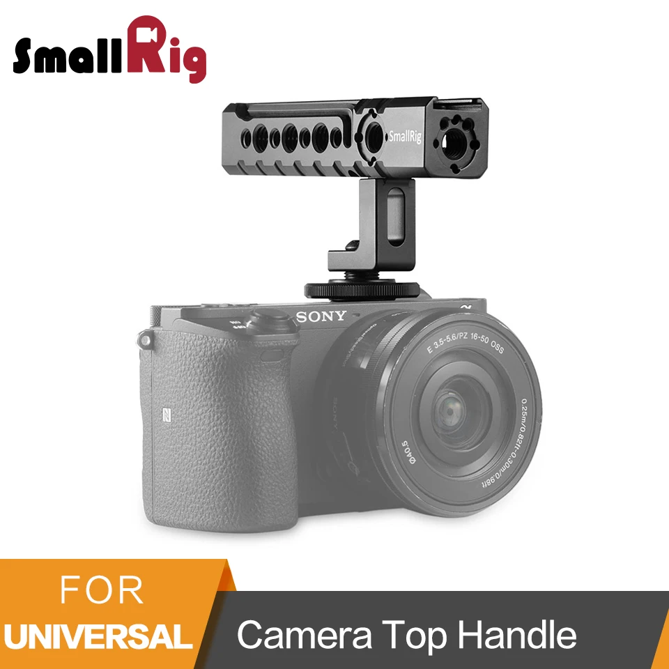 

SmallRig Adjustable Top Handle With Shoe Mounts Mounting Points for Cameras/Camcorder Action/Camera Cages-1983