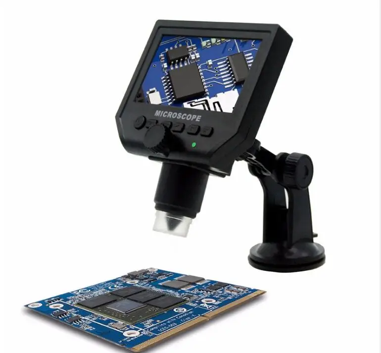 Soldering Microscope 4.3 Inches 1 600X Continuous Magnification