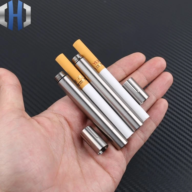 

Sealed Titanium Alloy Waterproof Canister Seals Capsule Bottle EDC Outdoor Tool Cigarettes Moistureproof