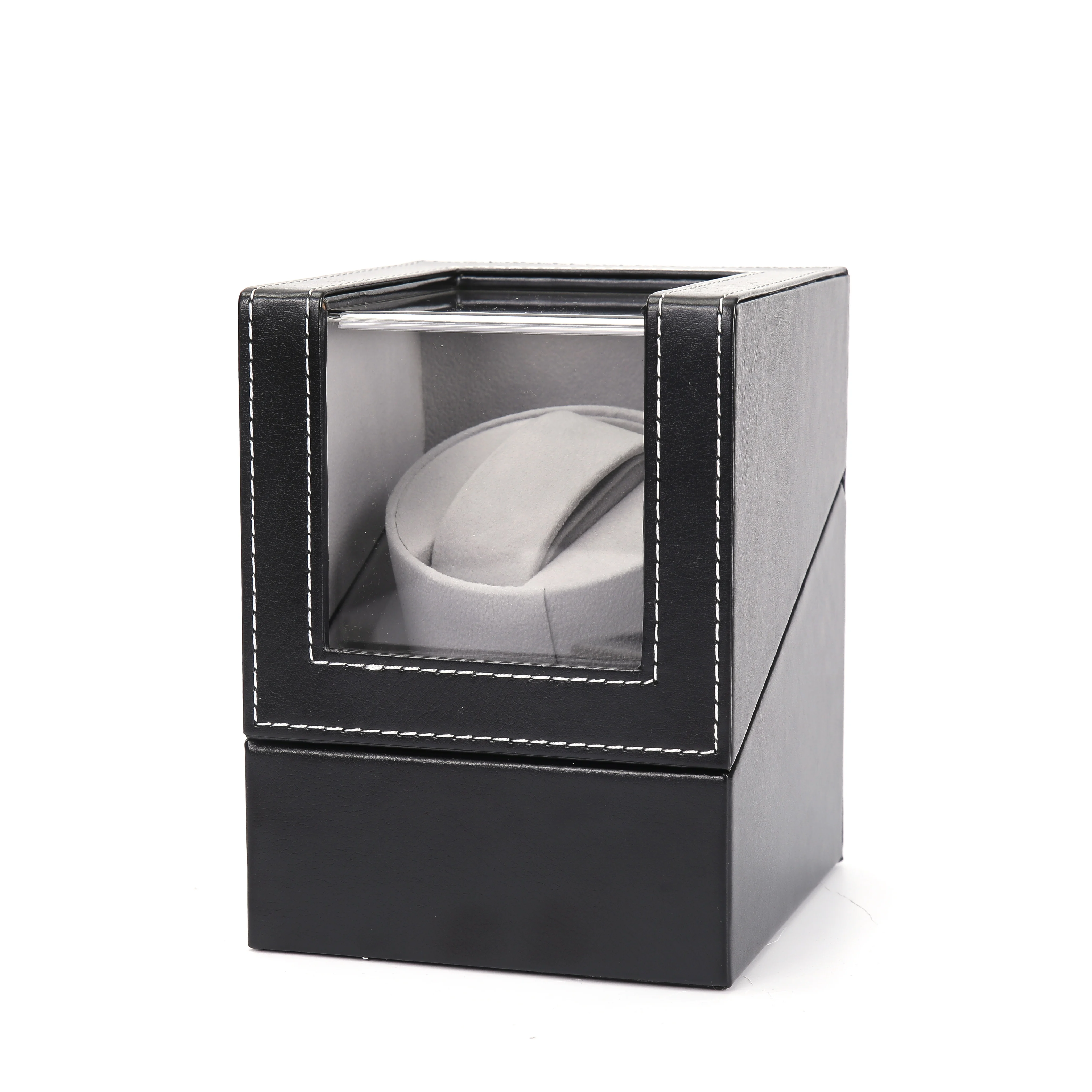 

Watch Winders Box Case Holder Motor Shaker Automatic Mechanical Watch DisplayOrganizer EU/US/AU/UK Plug Luxury PU Leather Mini