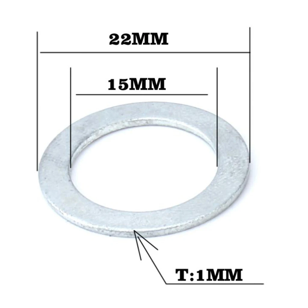 4 Pieces Durable Road Bike Stainless Flat Washer Bike Pedal Gasket Spacer Washer