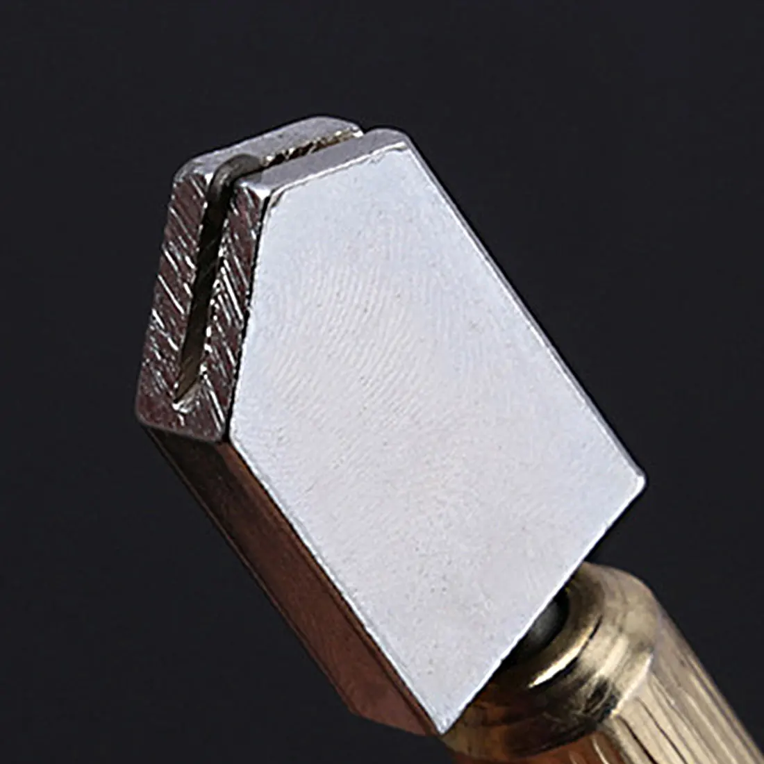 

New Glass Cutting Tool Diamond Glass Cutter Antislip Metal Handle Steel Blade Oil Filled Bottle Glass Cutter