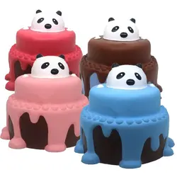 Mskwee Jumbo Kawaii мягкие Squishy Panda торт Squeeze Toy замедлить рост детей взрослых снимает стресс беспокойство Игрушка антистресс подарок