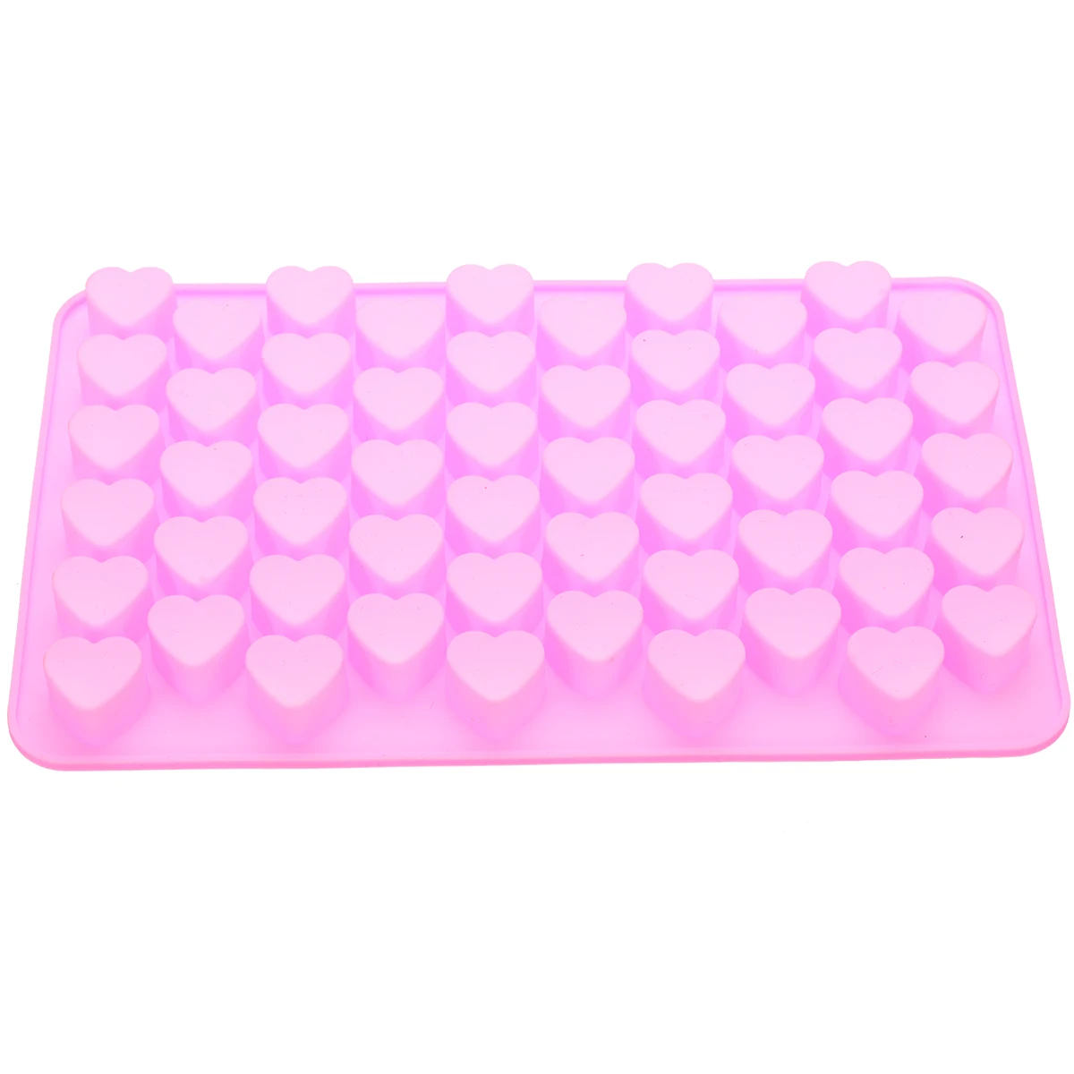 55 Grid Heart Shape Silicone Chocolate Mold Maker DIY Ice Cube Tray Freeze Mould Bar Pudding Jelly Tool Cookies Baking Mould
