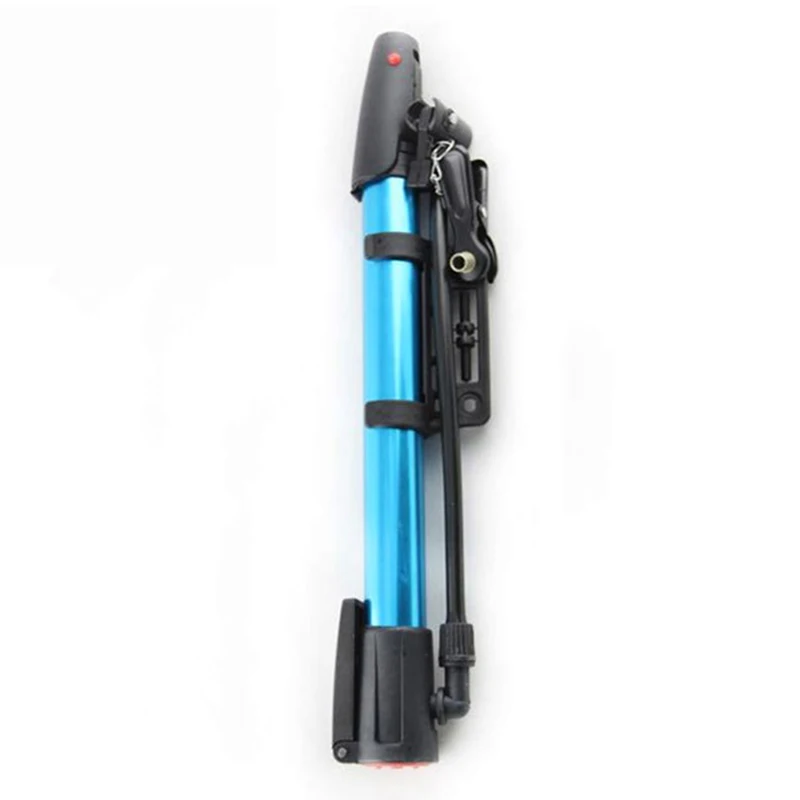 high quality 33CM Mountain Bike Bicycle Portable High Pressure Aluminum Alloy Mini Pump accessory tool lightweight road bikes