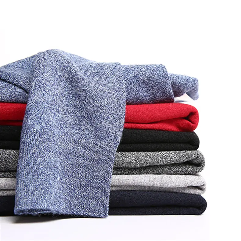 Woolen SweaterS Pullover Men 100% Merino Wool Sweater Jumpers Man Winter Warm V Neck Male Knitwears Autumn Spring Plus Size 4XL-11