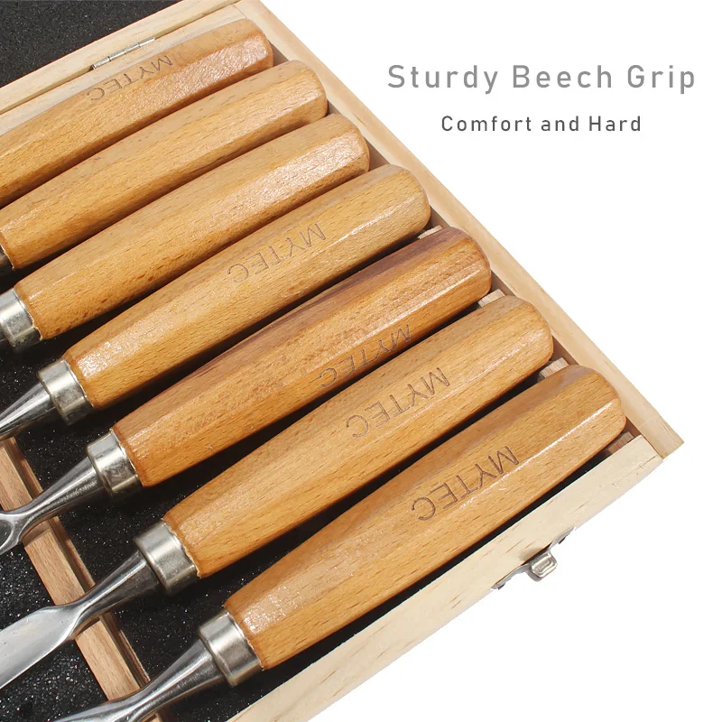 7 шт. высокое качество плотник резьба Firmer Gouge набор деревянная стамеска для работы