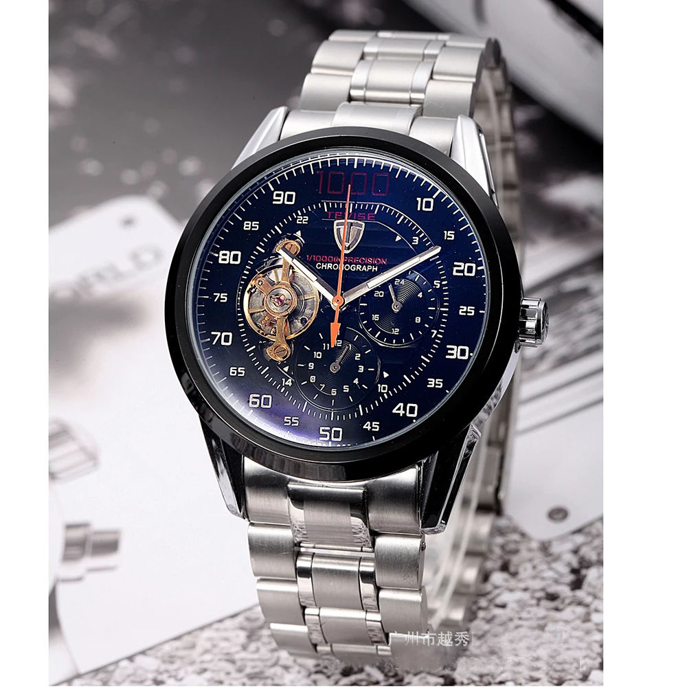 TEVISE Wrist Watch for Men Automatic