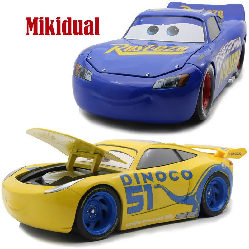 

Die-cast Alloy Inertia Vehicles Toys for Children mkd52 Auto Car Models 1:24 Cartoon Cars 3 Big Dinoco Cruz Ramirez Sports Car