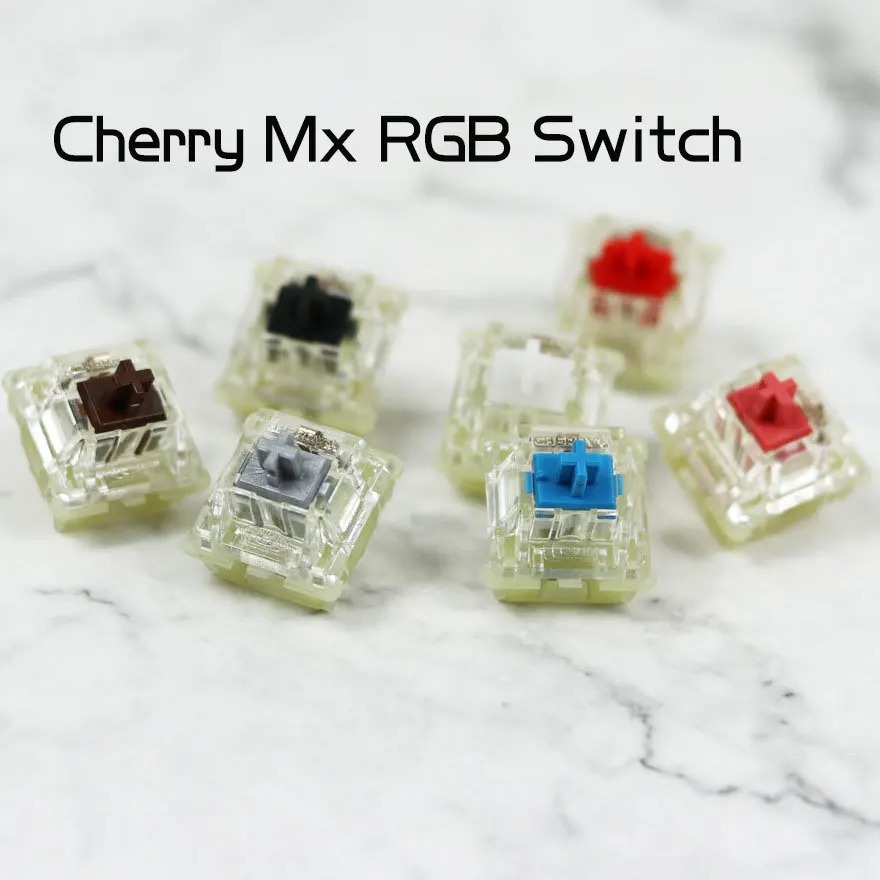 

1pc Germany Cherry MX RGB Switch Mechanical keyboard switch MX Blue Red Black Brown Silver Natural White/Silent Red