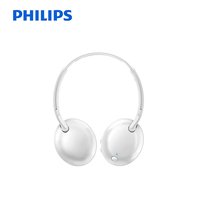 Philips беспроводная гарнитура SHB4405 с Bluetooth 4,1 литий-полимерный регулятор громкости для Iphone X Galaxy Note 8 официальный тест - Цвет: White