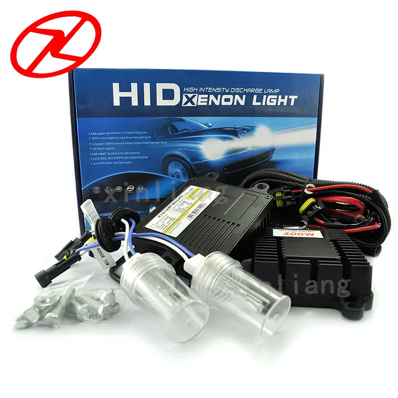 100w 12V Cars HID Headlight Conversion Kit slim BALLAST with Wire H1 H3