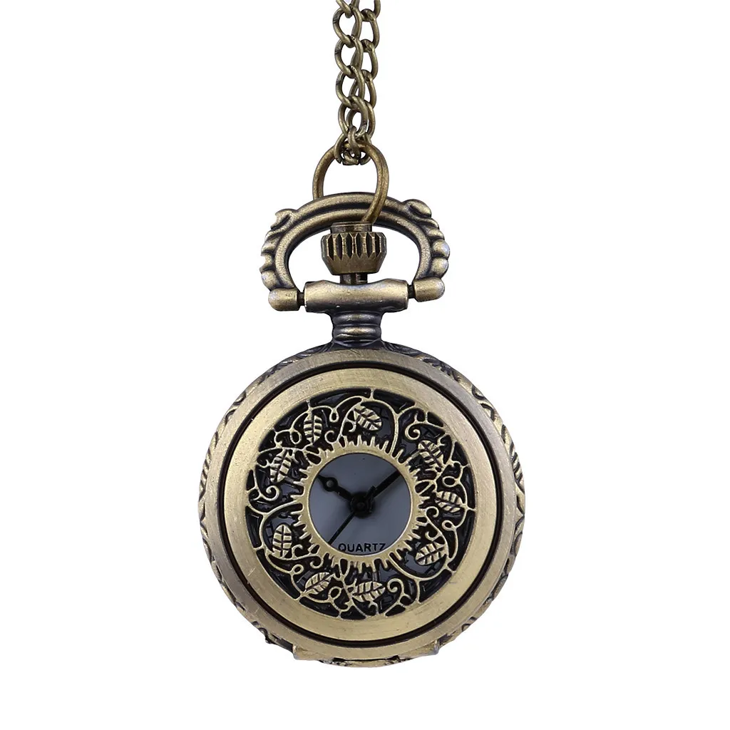Мужские и женские карманные часы в стиле ретро Кварцевые часы на цепочке памятные карманные часы для мужчин и женщин подарок для детей часы с ожерельем
